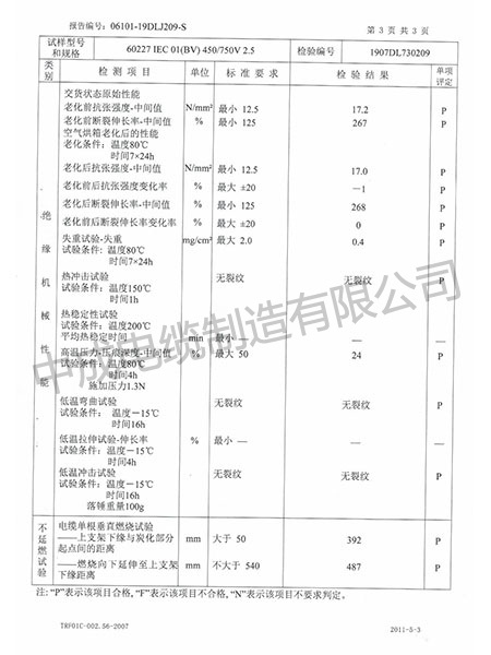 BV-BVR检验报告